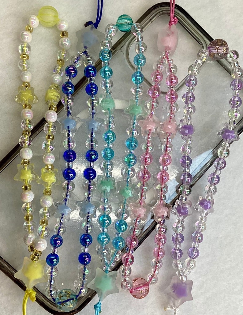 Pattern Cell Phone Star Star Cell Phone Charms - Etsy