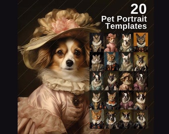 Pet Portrait Templates Royal Pet Portrait Renaissance Pet Portraits Pet Portrait Templates Royal Pet Portrait Renaissance Pet Portraits