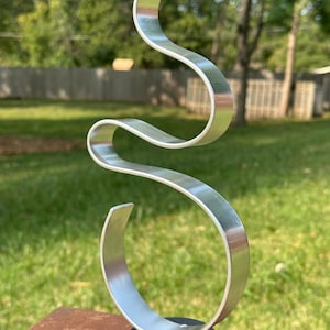 Abstract Scrap Metal Sculpture Salvaged Steel Repurposed Art