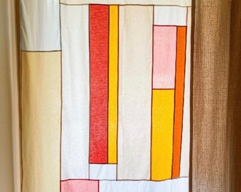 Blossom Stained Glass-Inspired Pojagi Window Shade (Custom Sizing)