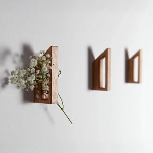 Houten rek voor het ophangen van kleding, Scandinavische designhaak, decoratieve wandhaken, modern, woondecoratie, cadeau, huisdecoratie, CR11, gemaakt in Duitsland