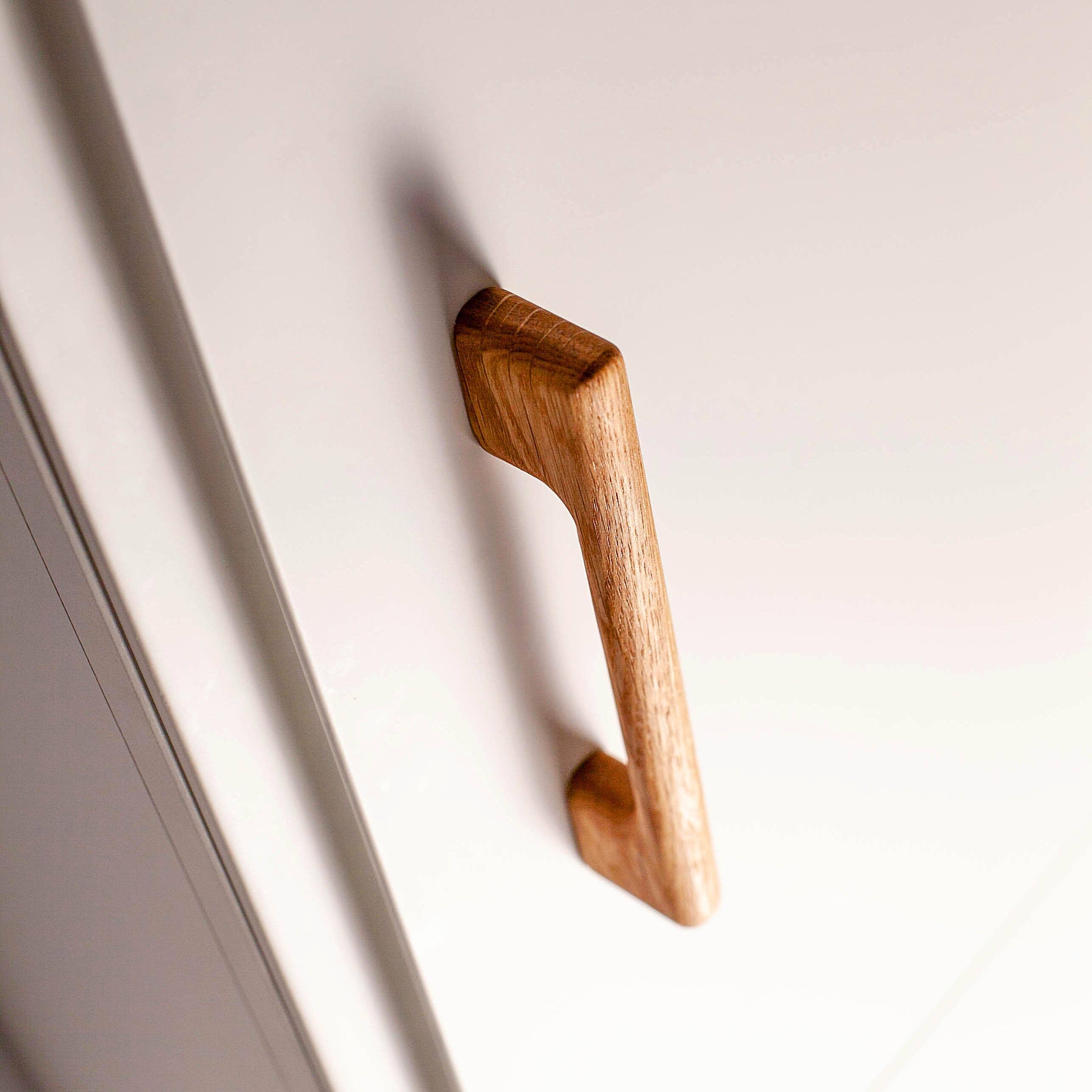 Poignées De Tiroir En Bois De Chêne Sculpté - Lot De Petites Poignées