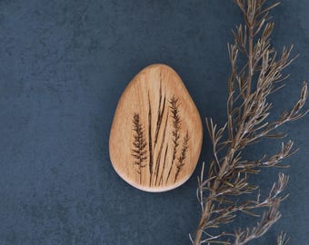 Oak wooden hooks for wall decor and home design, space organization hooks, wardrobe hooks, coat and hat rack, Craman Germany