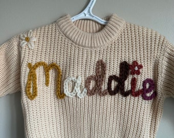 Multiple colours name sweaters