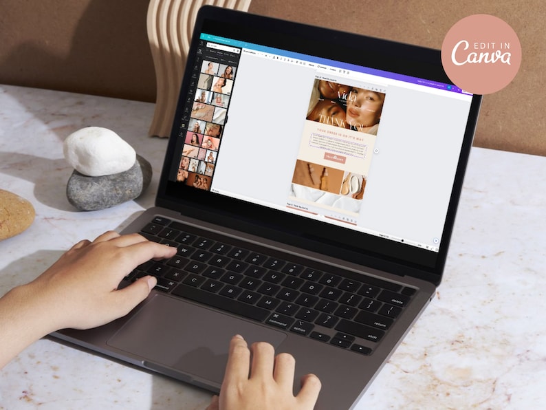 Medspa Canva Email Template, Beauty Wellness Skincare Email Templates, Email Marketing, Klaviyo Mailchimp, E-commerce, Newsletter Template