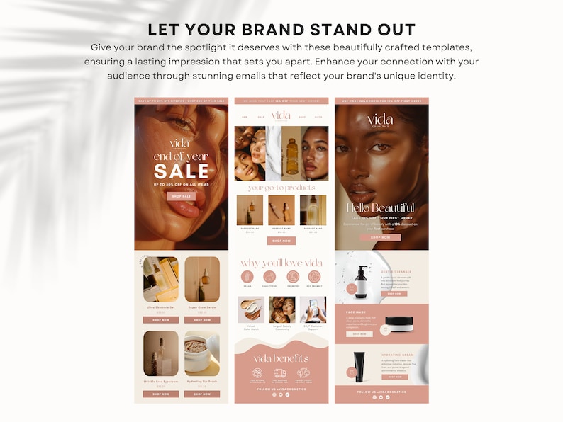 Email Marketing Newsletter Template, Sale Email Marketing, Klaviyo Email Template | Mailchimp Email Template | Email Template | Canva Email Template | Email Series | Esthetician Templates | Medspa Templates | Wellness Business Templates