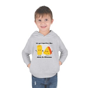 Mac and Cheese Toddler Hoodie: Snuggly Foodie Fashion