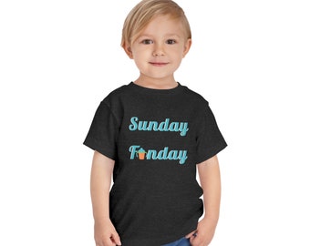 Sippy cup Sunday funday fun unisex custom Toddler Short Sleeve Tee shirt various colors