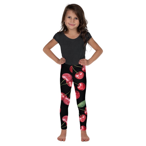 cherry all over print toddler and Kid's Leggings