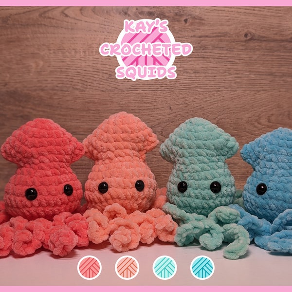 Crochet Squid Plushie
