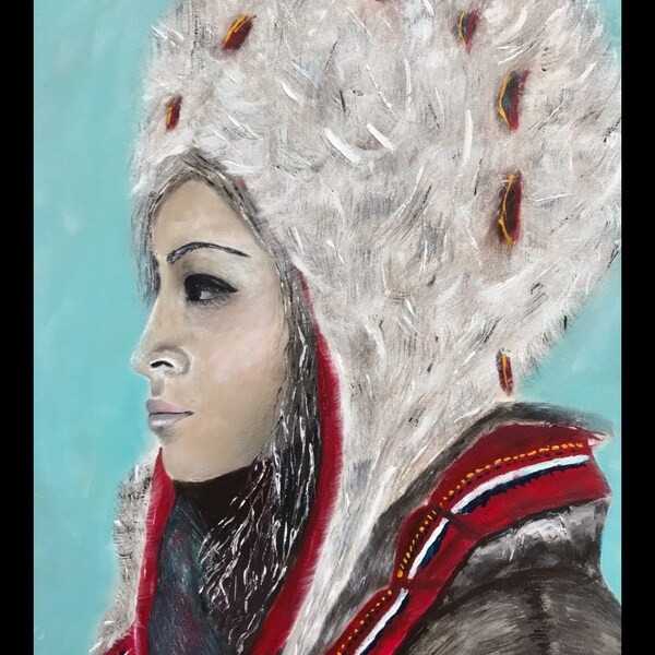 Sami (painting - large - acrylic - portrait)