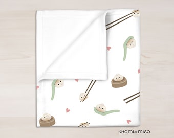 Decke Baby Knödel Samt Decke Asiatisch Baby Shower Geschenk Schwangerschaft Little Bao Baby Little Feinschmecker Kleinkind Kinderzimmer Krippe Bettwäsche