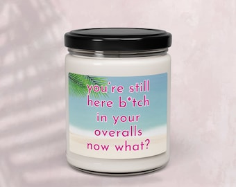 In Your Overalls - Scented Soy Candle 9oz, Island Lover Merch, Unique Candle, Funny Gift