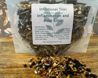 Inflammation and Bone Elixir A Powerful Herbal Blend to Support Joint Health, Reduce Inflammation, and Strengthen Bones for Optimal Wellness