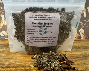 Hormone Support Tea – A Natural Herbal Blend to Help Balance Hormones, Support Women's Health, and Promote Emotional and Physical Well-being