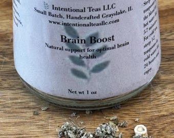 Brain Boost Tea – A Powerful Herbal Blend to Enhance Focus, Improve Memory, Support Mental Clarity, and Naturally Energize Your Mind