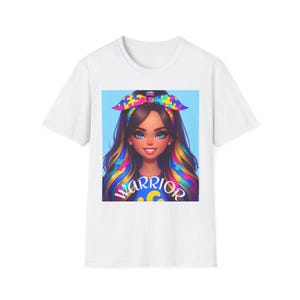 Colorful Cartoon Graphic T-Shirt, Fun Unisex Tee for Kids, Birthday Outfit, Rainbow Vibe Top, Gift for Family and Friends