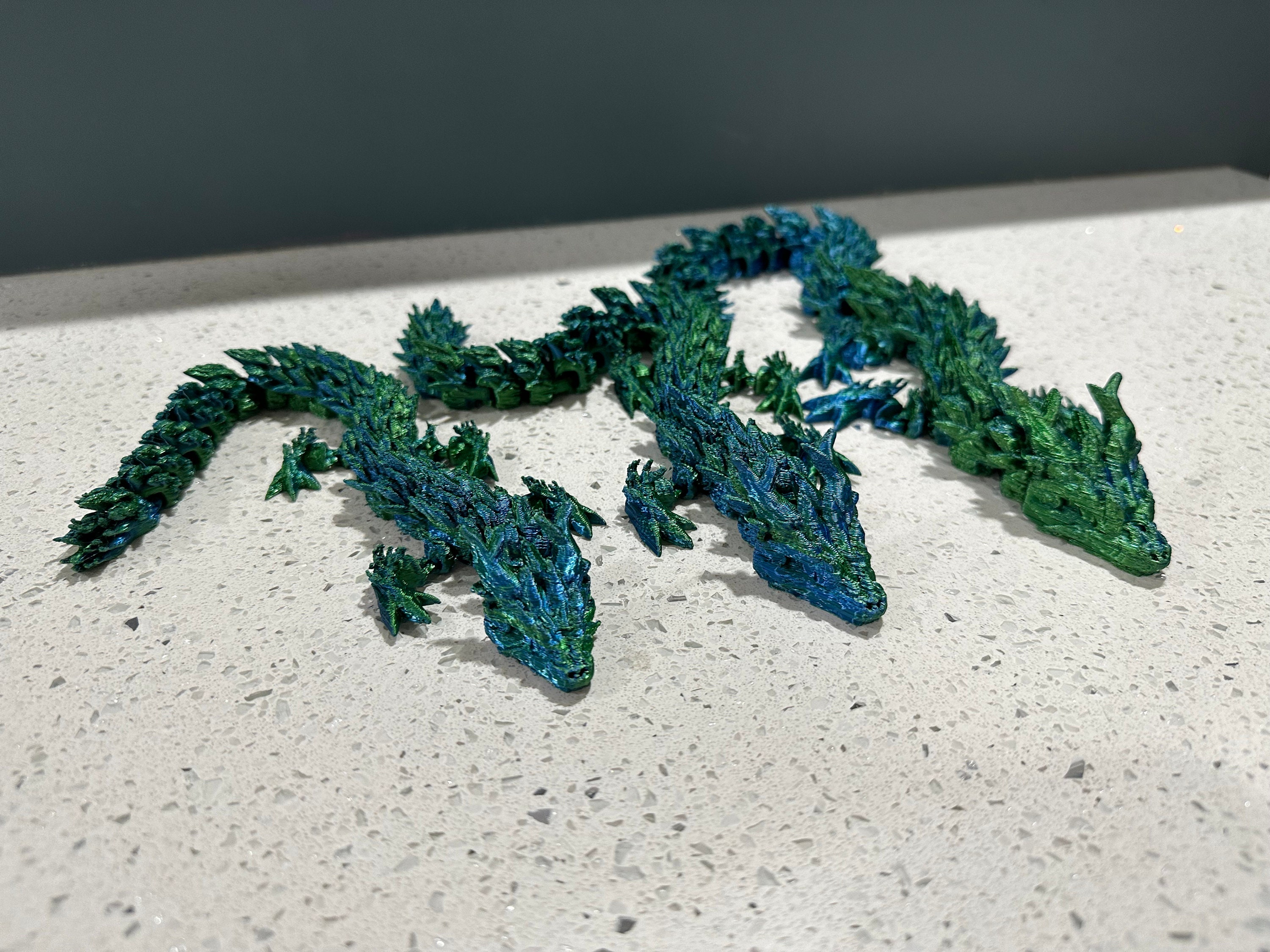 Dragon Flexible Articulating 3D Printed - Etsy