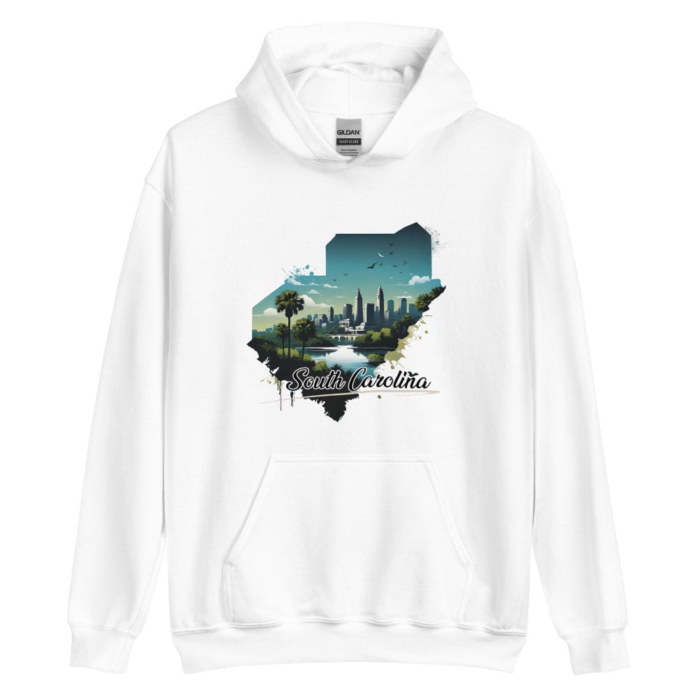 South Carolina Unisex Hoodie, Nature Cozy Hoodies, Family Hoodie Trip, Camping Sc Trip Shopspost Style