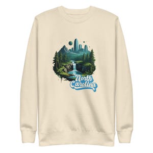 Carolina Comfort Unisex Sweatshirt, Carolina Coastline Sweatshirt, North State Sweatshirt, Camping Sweatshirt