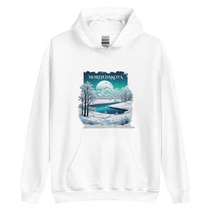 North Dakota Comfy Unisex Hoodie, Dakota Cozy Co, Adventure Hoodies, Family trip Hoodies