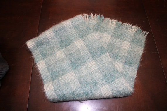 Vintage Andrew Stewart Mohair and Wool Scarf - image 2