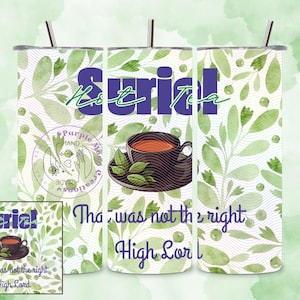 Suriel Hot Tea 20oz Holographic Tumbler Sarah J. Mass ACOTAR licensed Merch