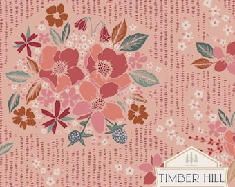Floral Keepsake Soft | Woodland Keeper Collection by Maureen Cracknell for Art Gallery Fabrics | Quilting Cotton | Half Yard or Fat Quarter