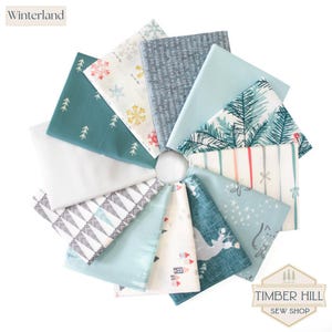 Winterland Edition | Bundle Up Collection | Art Gallery Fabrics | Curated Fat Quarter Bundle