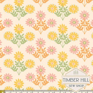 Tokenblooms | Marigold Collection by Maureen Cracknell | Quilting Cotton | Half Yard or Fat Quarter