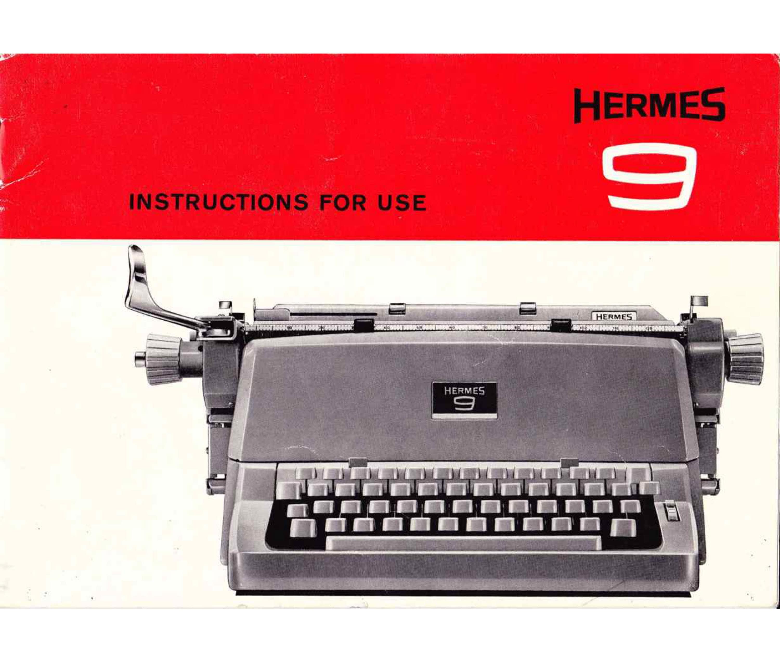【昭和レトロ】HERMES 9 ヘルメス タイプライター パイヤール社 Hermes 9 Typewriter - Etsy