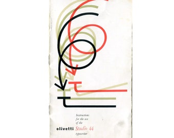 Olivetti Studio 44 タイプライターのデジタル ユーザー マニュアル デジタル PDF 操作手順 ユーザー ガイド (英語)