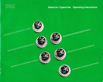 IBM Selectric 1 デスクトップ電動タイプライターのデジタル ユーザー マニュアル (PDF) Selectric One 操作手順ユーザー ガイド (英語)