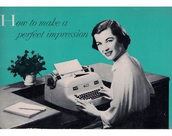 Manual de usuario digital para una máquina de escribir eléctrica de escritorio IBM Modelo A de la década de 1950 PDF digital Guía del usuario de instrucciones de funcionamiento de IBM A en inglés