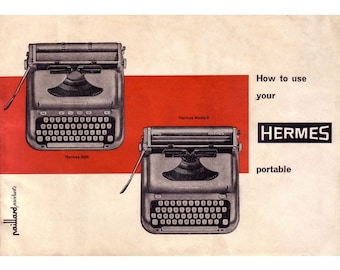 Hermes 3000 Media 3 タイプライターのデジタル ユーザー マニュアル 取扱説明書 完全なユーザー ガイド デジタル ダウンロード