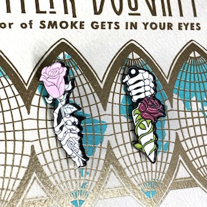 Love and Death - Horror Hat Pin Set - Pastel Goth Accessories