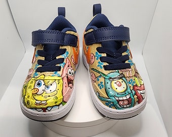 Spongebob Hand Painted Nike shoes