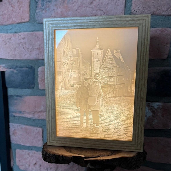 Personalisierte 3D-Bilder, Lithophane