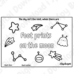Outer Space Printable Savings Challenge