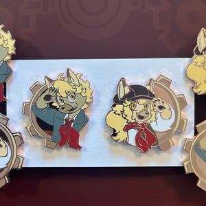 Fuga Malt and Mei Hard Enamel Pins