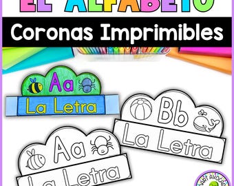 Spanish Alphabet Crowns: Printable Abecedario Learning Activity (PDF Download)