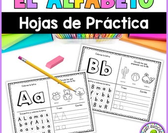Spanish Alphabet Worksheets: Preschool Learning Activities (PDF Download)