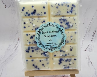 Double Wax Melt Snap Bars- 2 Highly Scented Sparky & Shimmery Natural Soy Wax Tarts Gift Pack Home Fragrance Scent Bars for Warmer PYO Scent