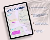 Digital Monthly Planner, Hyperlinked Digital Planner, iPad Monthly planner, Minimalist Planner, iPad Planner, GoodNotes, Notability