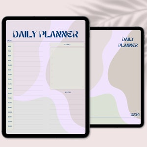 Digital Planner, Undated Daily Planner, iPad Daily Planner, Minimalist Planner, iPad Planner, GoodNotes Planner, Notability Planner