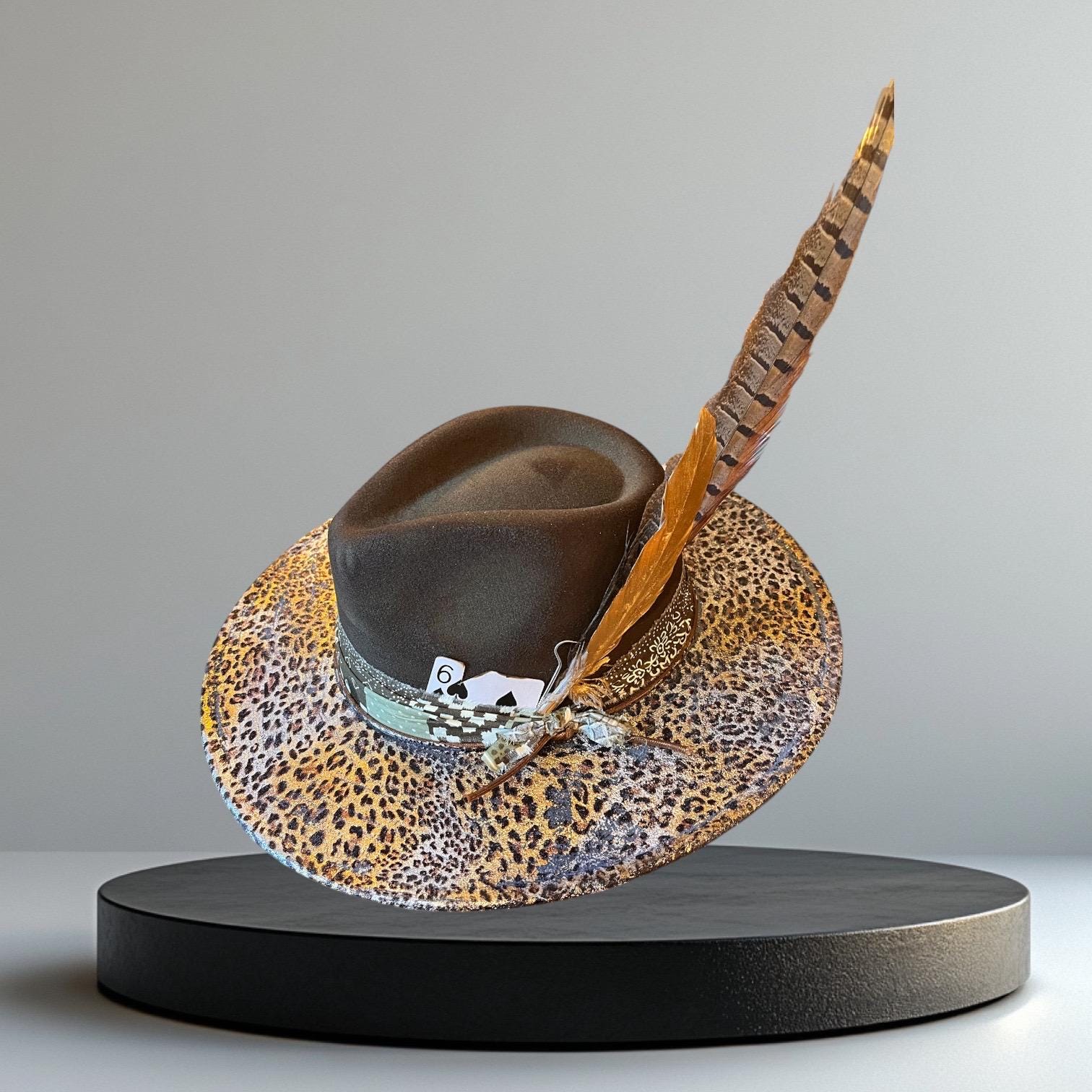 Leopard Rancher Hat - Etsy display picture 1