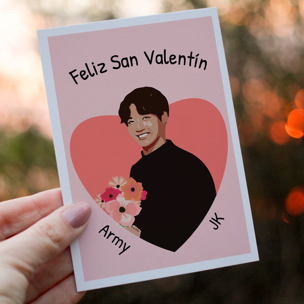 PRINTABLE CARD I JungKook BTS Valentine's Day