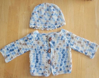 Crocheted Infant Sweater