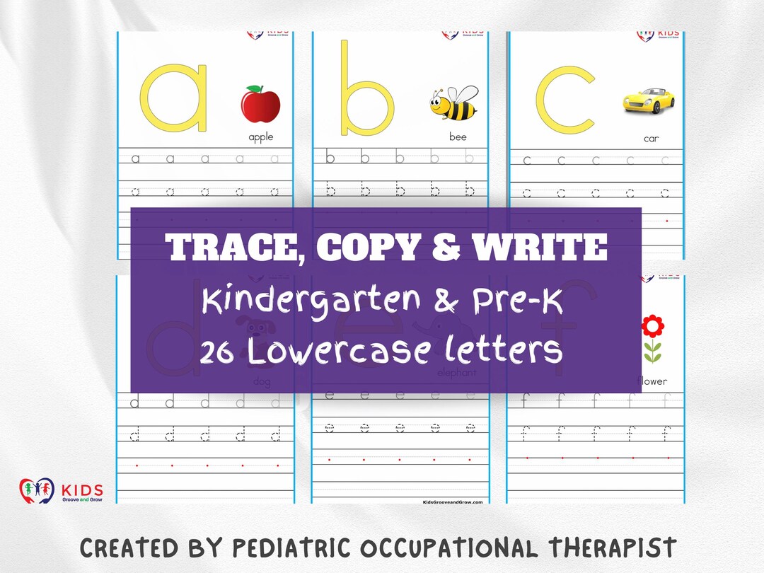 Lowercase Alphabet Tracing Worksheets: Handwriting Practice (PDF