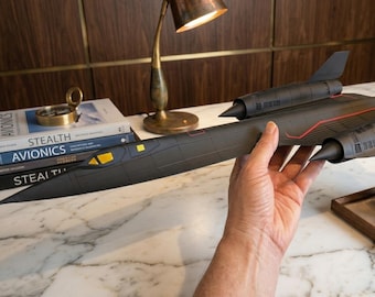 28-inch SR-71 Blackbird-modelset, schaal 1:48 Snap-Fit Stealth Jet, desktopdecor (pilotcadeau)